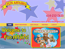 Tablet Screenshot of funaffairs.com